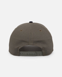 New Era Chicago Bulls 'Contrast Visor' Pre-Curved Golfer Snapback Moss/Navy