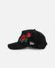 New Era Chicago Bulls 'Corduroy Roses' Golfer Pre-Curved Snapback Black Corduroy/White