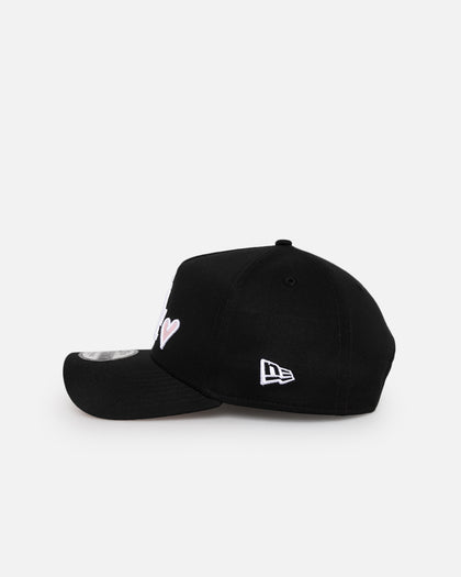 New Era Los Angeles Dodgers 'Pink Satin Hearts' 9FORTY A-Frame Snapback Black/White