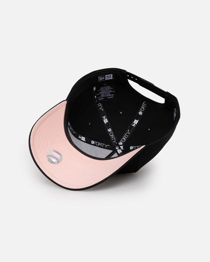 New Era Los Angeles Dodgers 'Pink Satin Hearts' 9FORTY A-Frame Snapback Black/White