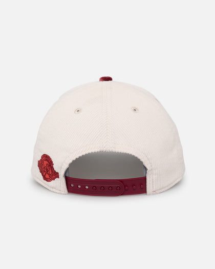 New Era New York Yankees 'Premium Corduroy Velvet' 9FORTY A-Frame Snapback Chrome White/Cardinal