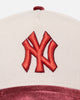 New Era New York Yankees 'Premium Corduroy Velvet' 9FORTY A-Frame Snapback Chrome White/Cardinal