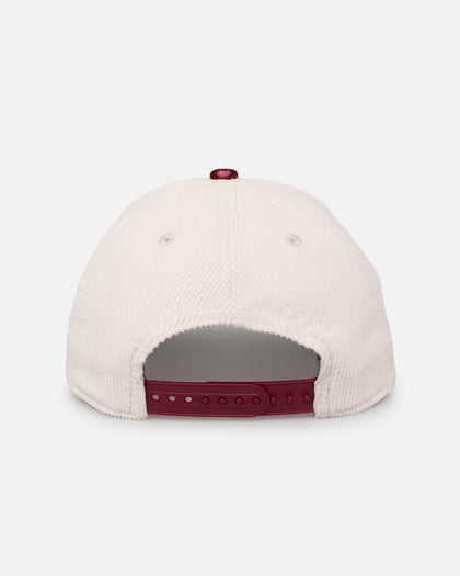 New Era Chicago Bulls 'Premium Corduroy Velvet' 9FORTY A-Frame Snapback Chrome White/Cardinal