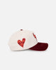 New Era Chicago Bulls 'Premium Corduroy Velvet' 9FORTY A-Frame Snapback Chrome White/Cardinal