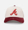 New Era Atlanta Braves 'Premium Corduroy Velvet' 9FORTY A-Frame Snapback Chrome White/Cardinal