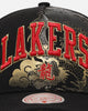 Mitchell & Ness Los Angeles Lakers 'Year Of The Dragon' Pro Crown Snapback Black