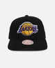 Mitchell & Ness Los Angeles Lakers Team Colour Logo MVP Snapback Black