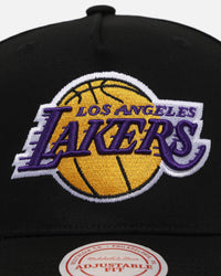 Mitchell & Ness Los Angeles Lakers Team Colour Logo MVP Snapback Black