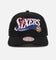 Mitchell & Ness Philadelphia 76ers Team Colour Wordmark MVP Snapback Black