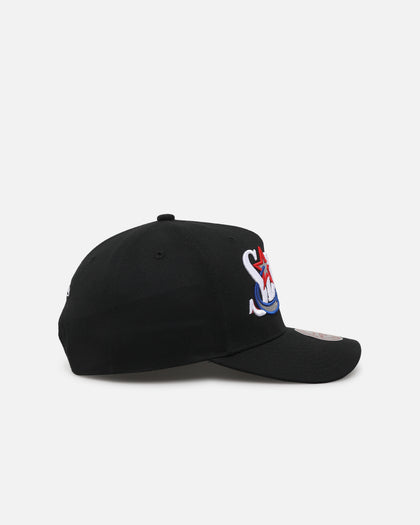 Mitchell & Ness Philadelphia 76ers Team Colour Wordmark MVP Snapback Black