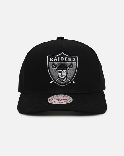 Mitchell & Ness Las Vegas Raiders Team Colour Logo MVP Snapback Black