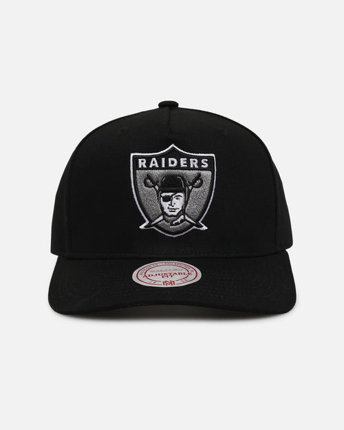 Mitchell & Ness Las Vegas Raiders Team Colour Logo MVP Snapback Black