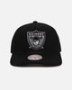 Mitchell & Ness Las Vegas Raiders Team Colour Logo MVP Snapback Black