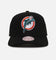 Mitchell & Ness Miami Dolphins Team Colour Logo MVP Snapback Black