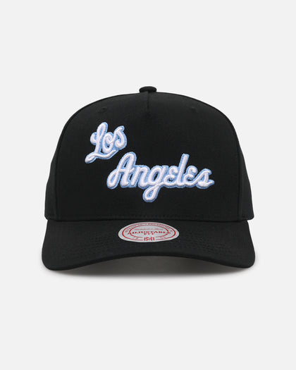Mitchell & Ness Los Angeles Lakers Team Colour Wordmark MVP Snapback Black