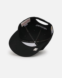 Mitchell & Ness Los Angeles Lakers Team Colour Wordmark MVP Snapback Black