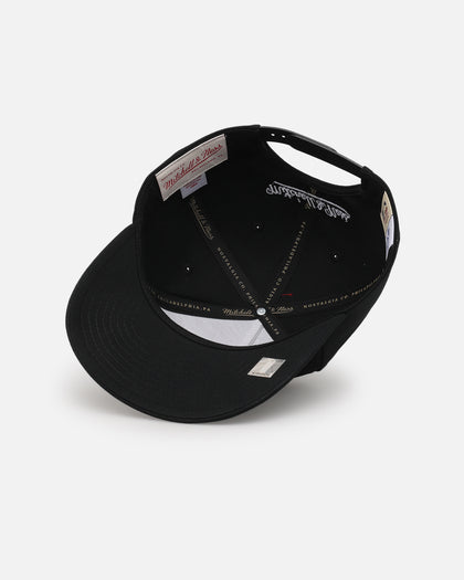 Mitchell & Ness Los Angeles Lakers Team Colour Wordmark MVP Snapback Black