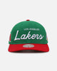Mitchell & Ness Los Angeles Lakers 'Viva Mexico Script' Deadstock Snapback Green/Red