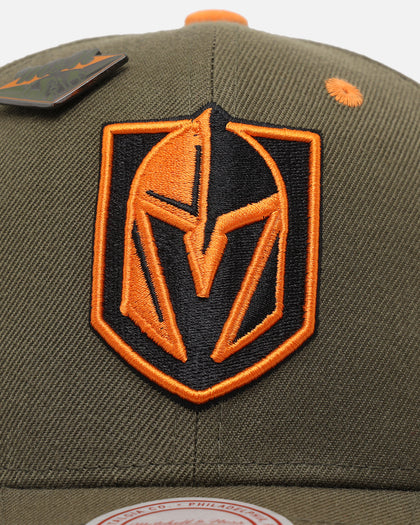 Mitchell & Ness Vegas Golden Knights 'Harmony of Hues' Pro Crown Snapback Olive/Orange