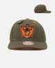 Mitchell & Ness Las Vegas Raiders 'Harmony of Hues' Pro Crown Snapback Olive/Orange