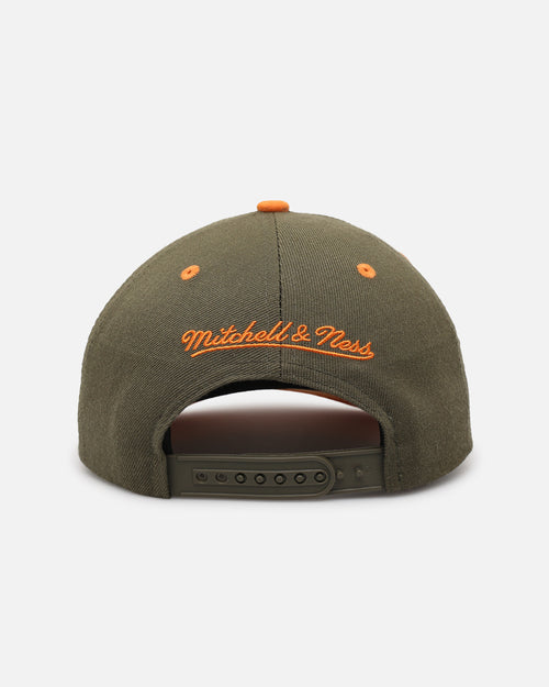 Mitchell & Ness Las Vegas Raiders 'Harmony of Hues' Pro Crown Snapback Olive/Orange