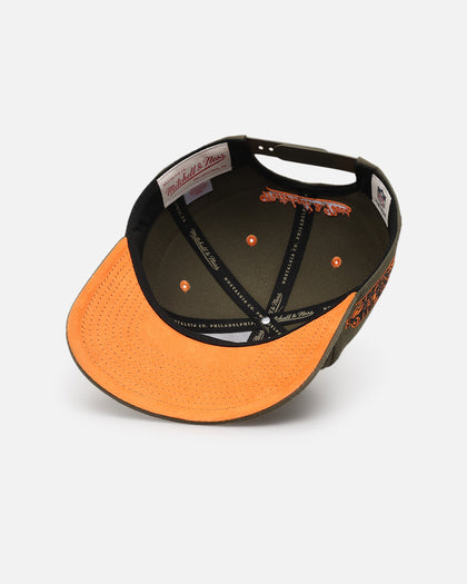 Mitchell & Ness Las Vegas Raiders 'Harmony of Hues' Pro Crown Snapback Olive/Orange