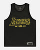 NBA Kids' Los Angeles Lakers Duncan Mesh Tank Black