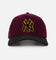 New Era New York Yankees 'Large Chenille' 9FORTY A-Frame Snapback Maroon