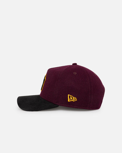 New Era New York Yankees 'Large Chenille' 9FORTY A-Frame Snapback Maroon