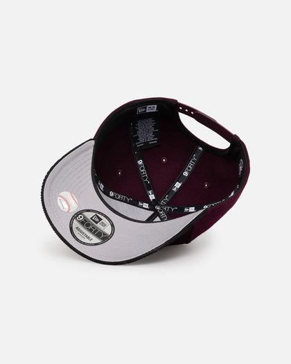 New Era New York Yankees 'Large Chenille' 9FORTY A-Frame Snapback Maroon