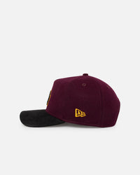 New Era Los Angeles Dodgers 'Large Chenille' 9FORTY A-Frame Snapback Maroon