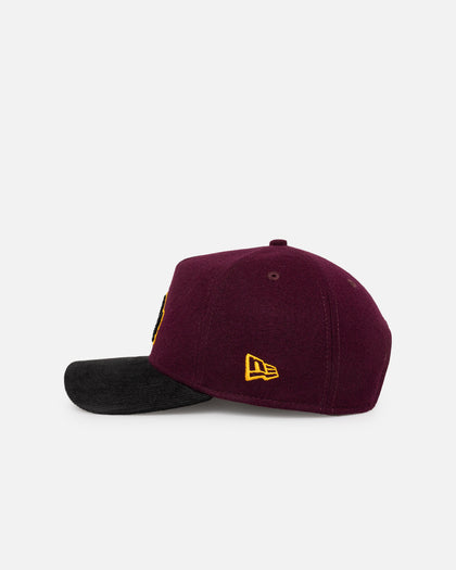 New Era Los Angeles Dodgers 'Large Chenille' 9FORTY A-Frame Snapback Maroon