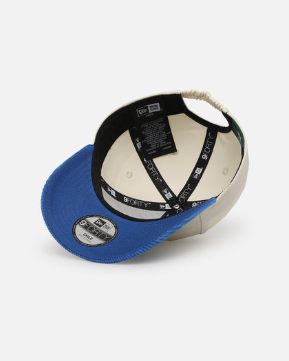 New Era Kids' New Zealand Warriors 'NRL Retro Corduroy logo' 9FORTY Strapback Chrome White