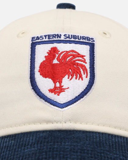 New Era Sydney Roosters 'NRL Retro Corduroy Logo' 9TWENTY Strapback Chrome White