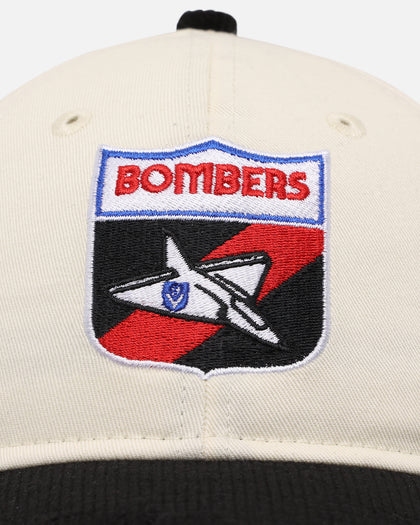 New Era Essendon Bombers 9TWENTY Strapback Chrome White