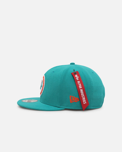 New Era Miami Dolphins 'Alpha Industries' 9FIFTY Snapback Turquoise
