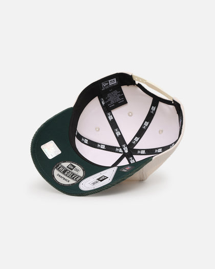 New Era Las Vegas Raiders 'Heritage Golf' Pre-Curved Golfer Snapback Chrome White