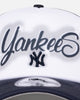 New Era New York Yankees 'Airbrush' 9FORTY A-Frame Trucker Snapback White/OTC
