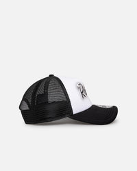 New Era Las Vegas Raiders 'Airbrush' 9FORTY A-Frame Trucker Snapback White/OTC