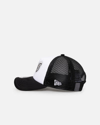 New Era Las Vegas Raiders 'Airbrush' 9FORTY A-Frame Trucker Snapback White/OTC