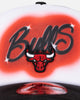 New Era Chicago Bulls 'Airbrush' 9FORTY A-Frame Trucker Snapback White/OTC