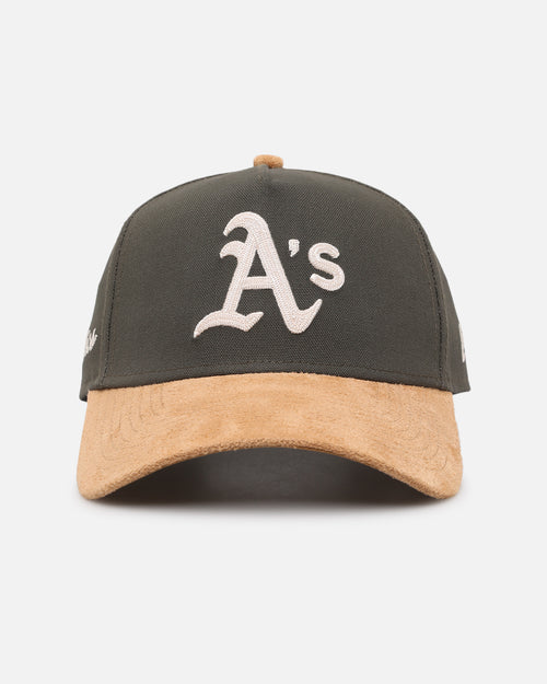 New Era Oakland Athletics 'Moss Canvas Wheat' 9FORTY A-Frame Snapback Moss Canvas/Ivory