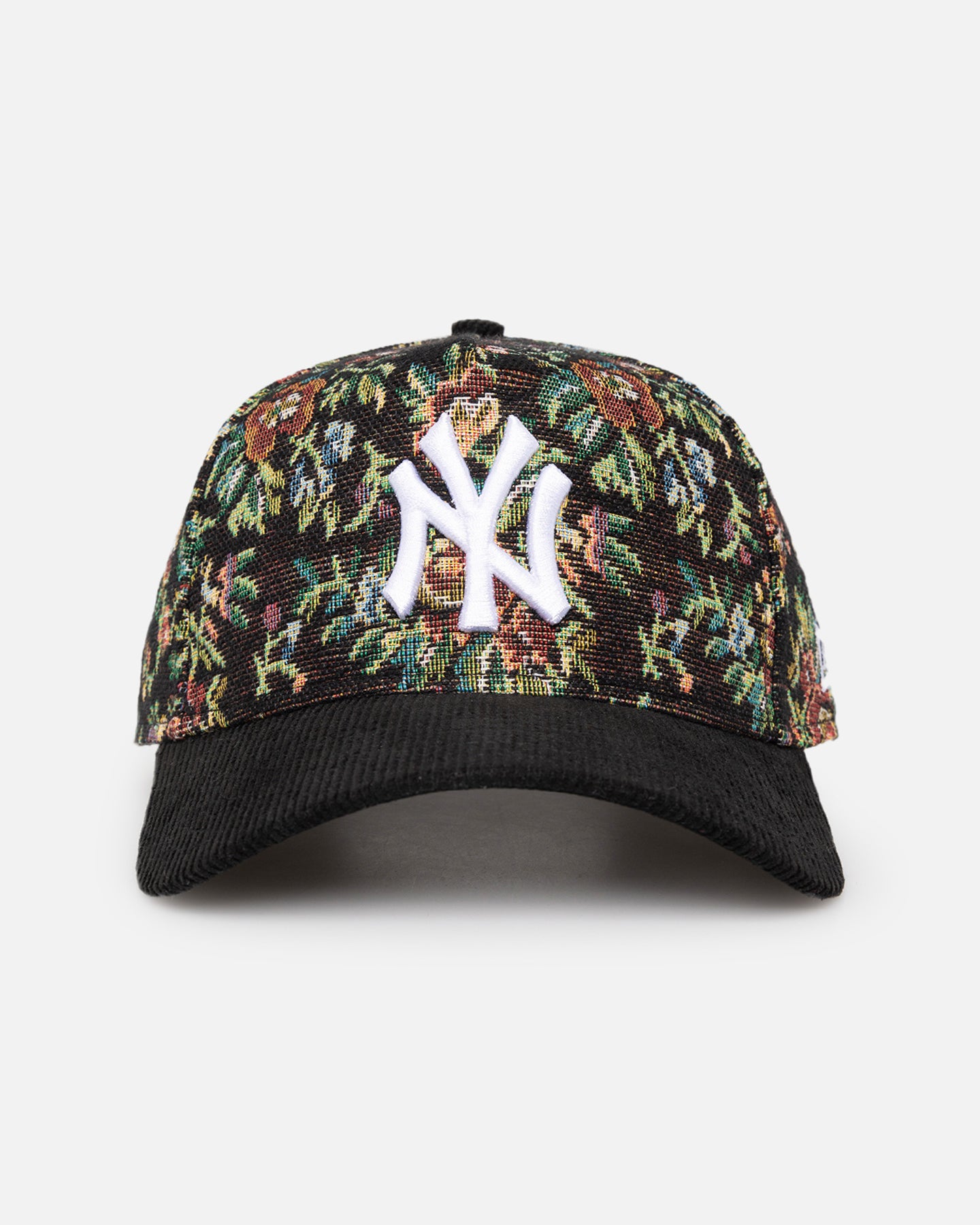New Era New York Yankees 'Black Corduroy Floral Tapestry' 9FORTY A