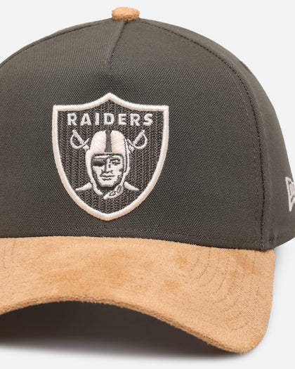 New Era Las Vegas Raiders 'Moss Canvas Wheat' 9FORTY A-Frame Snapback Moss Canvas/Ivory