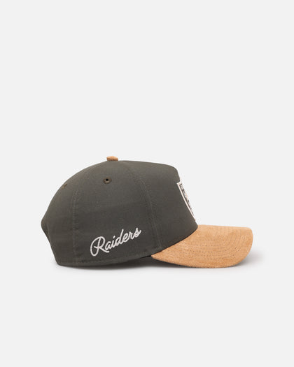 New Era Las Vegas Raiders 'Moss Canvas Wheat' 9FORTY A-Frame Snapback Moss Canvas/Ivory