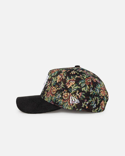 New Era Las Vegas Raiders 'Black Corduroy Floral Tapestry' 9FORTY A-Frame Snapback Tapestry/Black