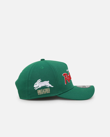 New Era South Sydney Rabbitohs 'NRL Las Vegas 2024' 9FORTY A-Frame Snapback Green