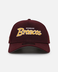 New Era Brisbane Broncos 'NRL Las Vegas 2024' 9FORTY A-Frame Snapback Maroon