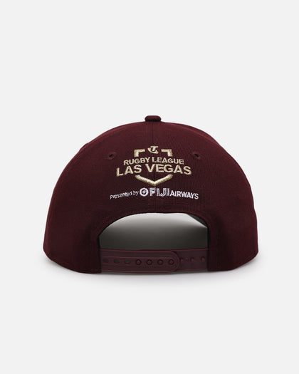 New Era Brisbane Broncos 'NRL Las Vegas 2024' 9FORTY A-Frame Snapback Maroon