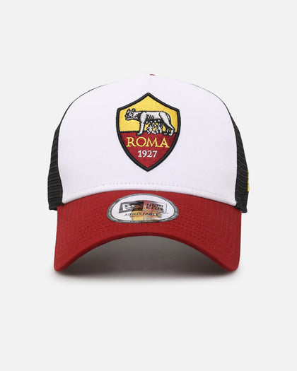 New Era AS Roma 9FORTY A-Frame Trucker Snapback White